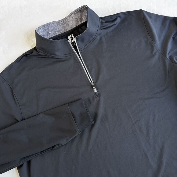 FootJoy Other - FootJoy Men's Approach Quarter-Zip Mid-Layer Golf Pullover Black 2XL 30489